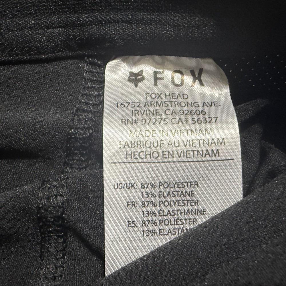 Fox Racing Padded Liner Shorts Mens XXL Black Mountain Bike Cycling Chamois NEW - Picture 5 of 7
